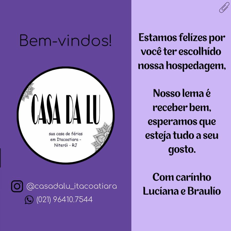 Casa da Lu Itacoatiara -Apartamento Costão Niterói Exterior foto